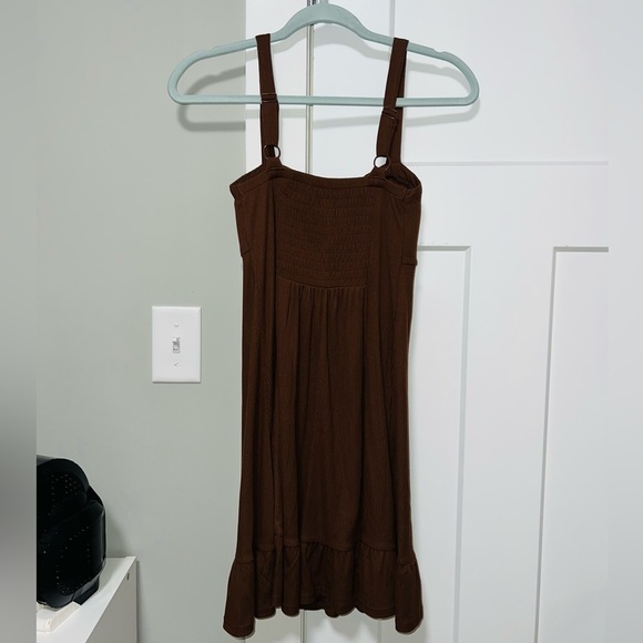 No Boundaries Brown Mini Dress - Picture 3 of 3